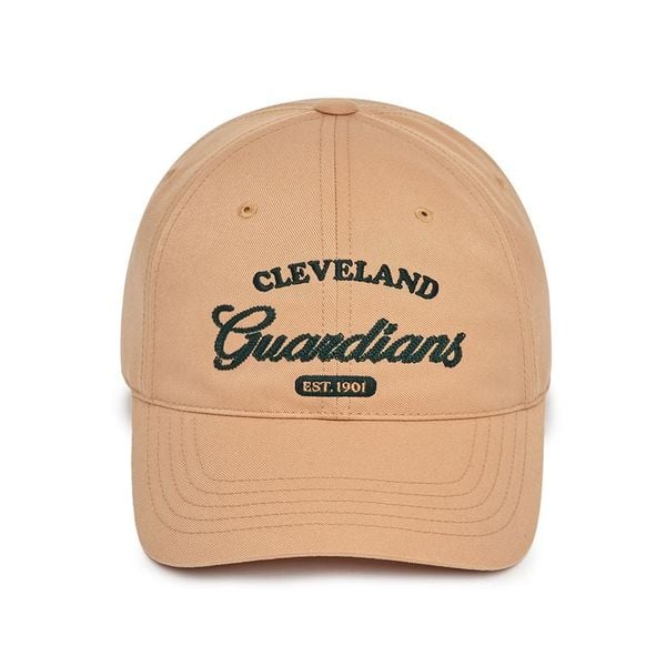  Mũ MLB Varsity Lettering Cleveland Guardians 3ACPL033N-45CAL Màu Be 