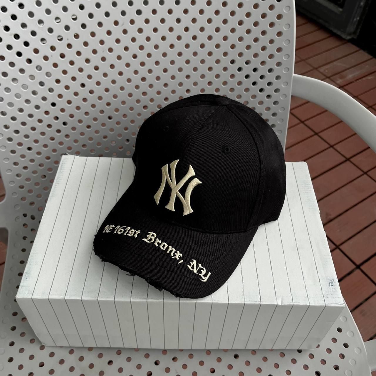  Mũ Nón MLB Gothic Address Structure New York Yankees 3ACPK02N 50BKS 