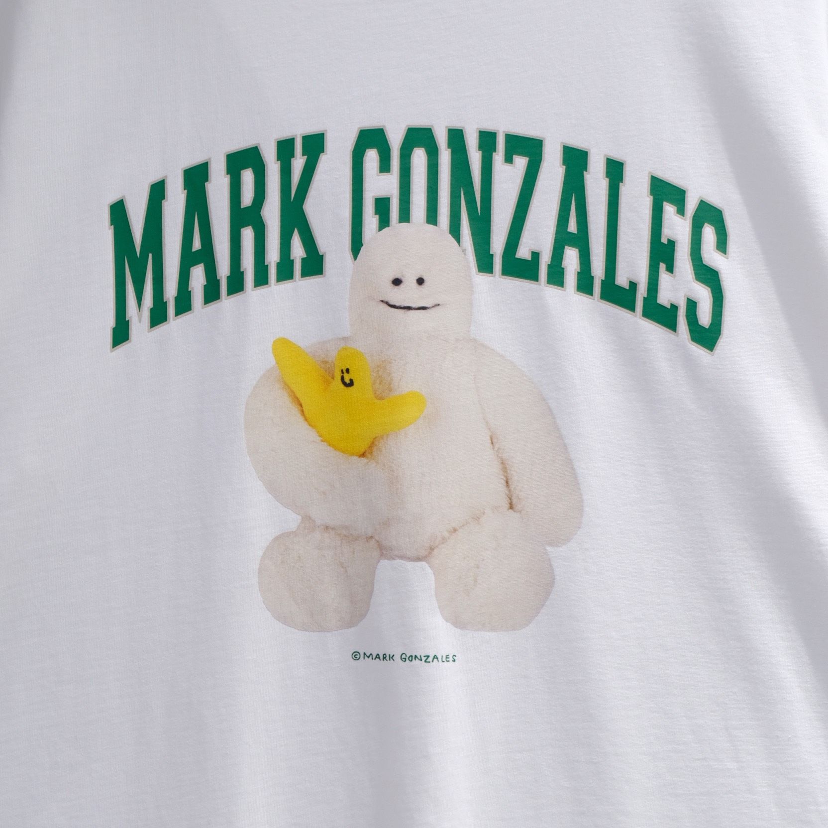  Áo Thun MarkGonzales Người Tuyết Chữ Xanh Chính Hãng 