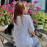  SALE - Áo Thun New Era X MLB Ny Trắng Viền Gold | 12360541 Chính Hãng 