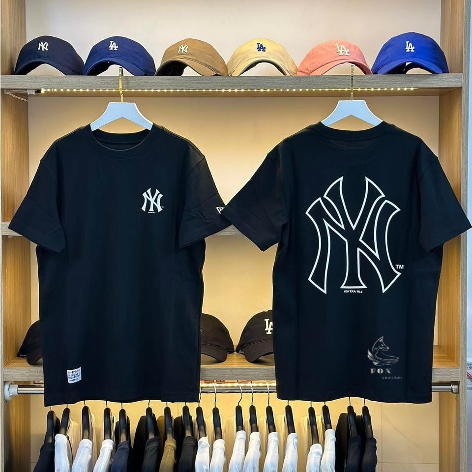 Áo Phông MLB All Over Collar New York Yankees 3ATSM102350BGD Be  Caos  Store