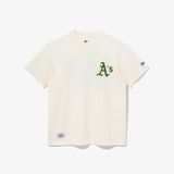  SALE - Áo Thun New Era X MLB Big Paisley Oakland Athletics Ivory 13086596 