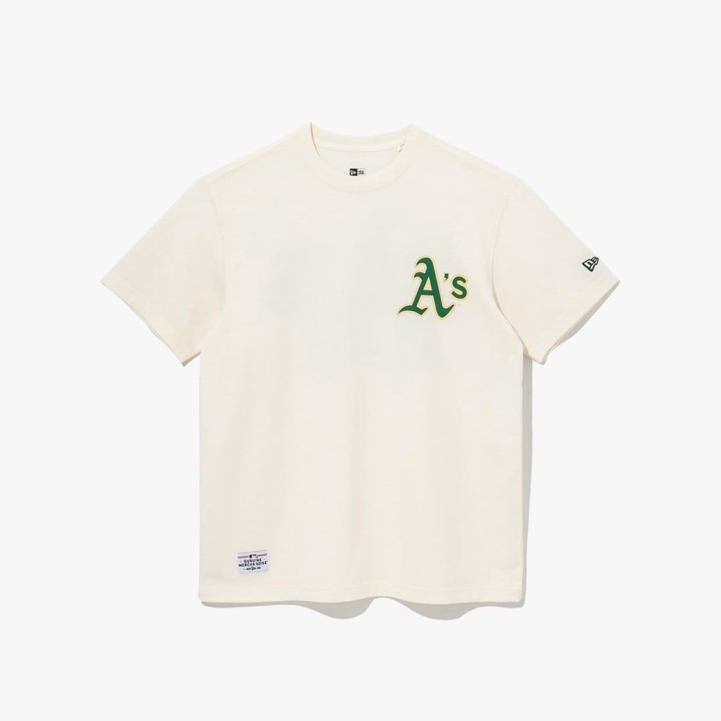 SALE - Áo Thun New Era X MLB Big Paisley Oakland Athletics Ivory 13086596 