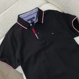  Áo Polo Tommy Hilfiger Premium Pique Slim Fit Black 6800414364 Hàng Chính Hãng 