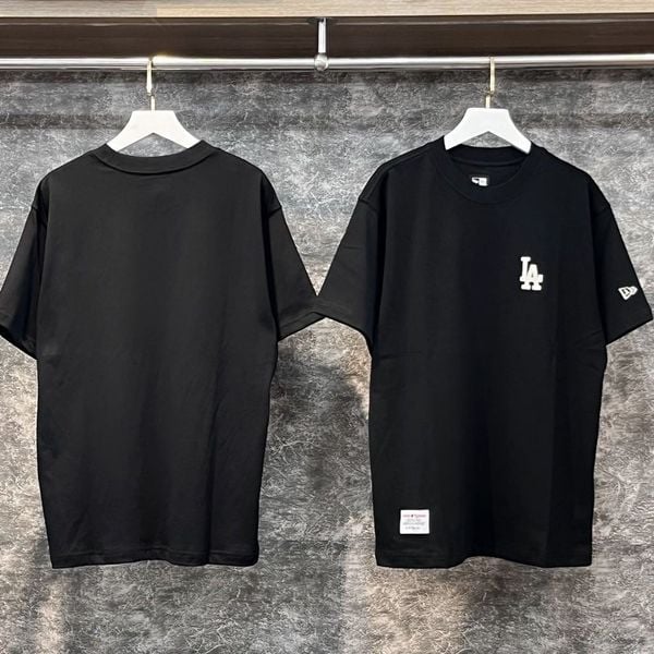  Áo Thun New Era X MLB La Đen Thêu Trơn Hàng Chính Hãng CODE: 13781152 
