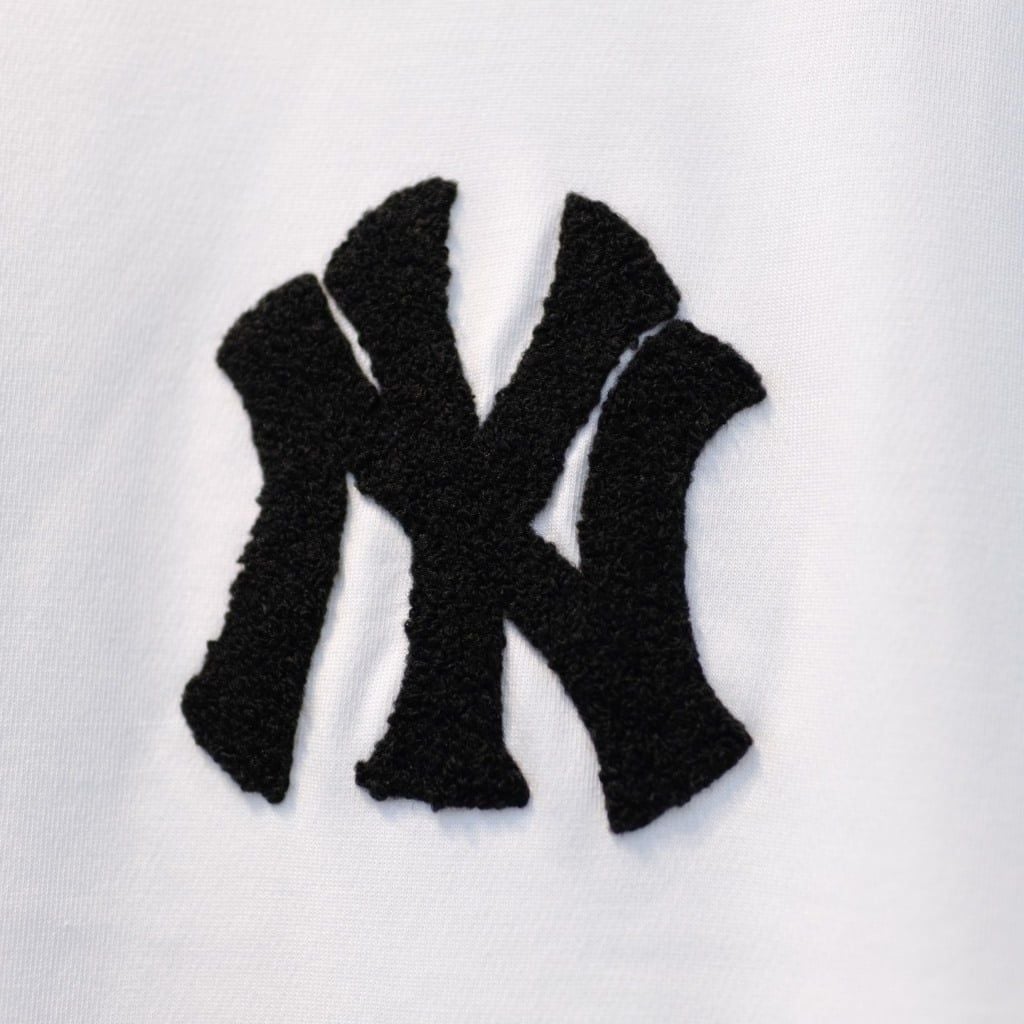  SALE - Áo Thun New Era New York Trắng Logo Thêu Xù 12820132 