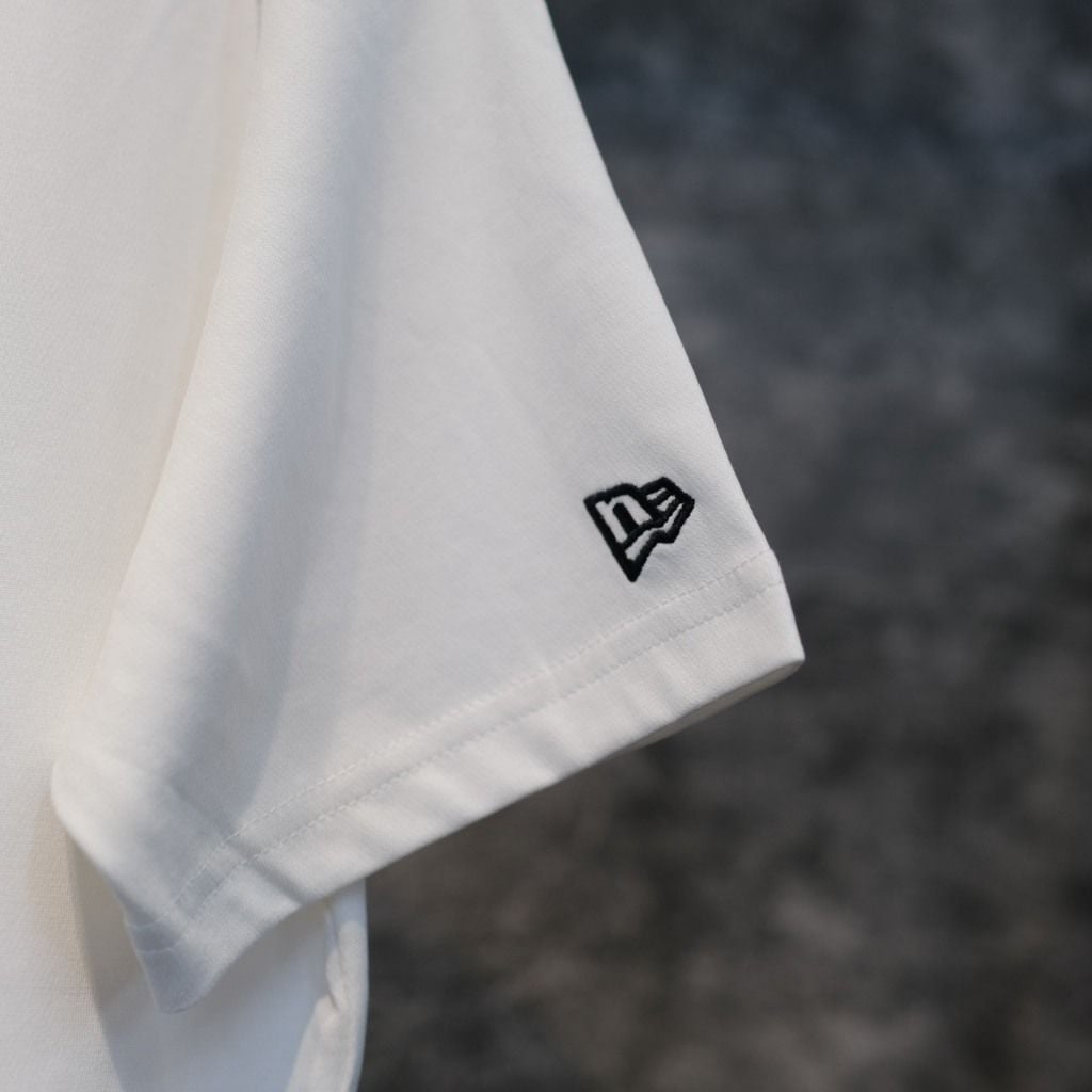  SALE - Áo Thun New Era New York Trắng Logo Thêu Xù 12820132 