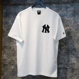  SALE - Áo Thun New Era New York Trắng Logo Thêu Xù 12820132 