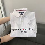  Áo POLO Tommy Regular Fit Bright White  EST 1985 Tommy Hàng Chính Hãng 