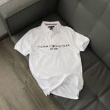  Áo POLO Tommy Regular Fit Bright White  EST 1985 Tommy Hàng Chính Hãng 