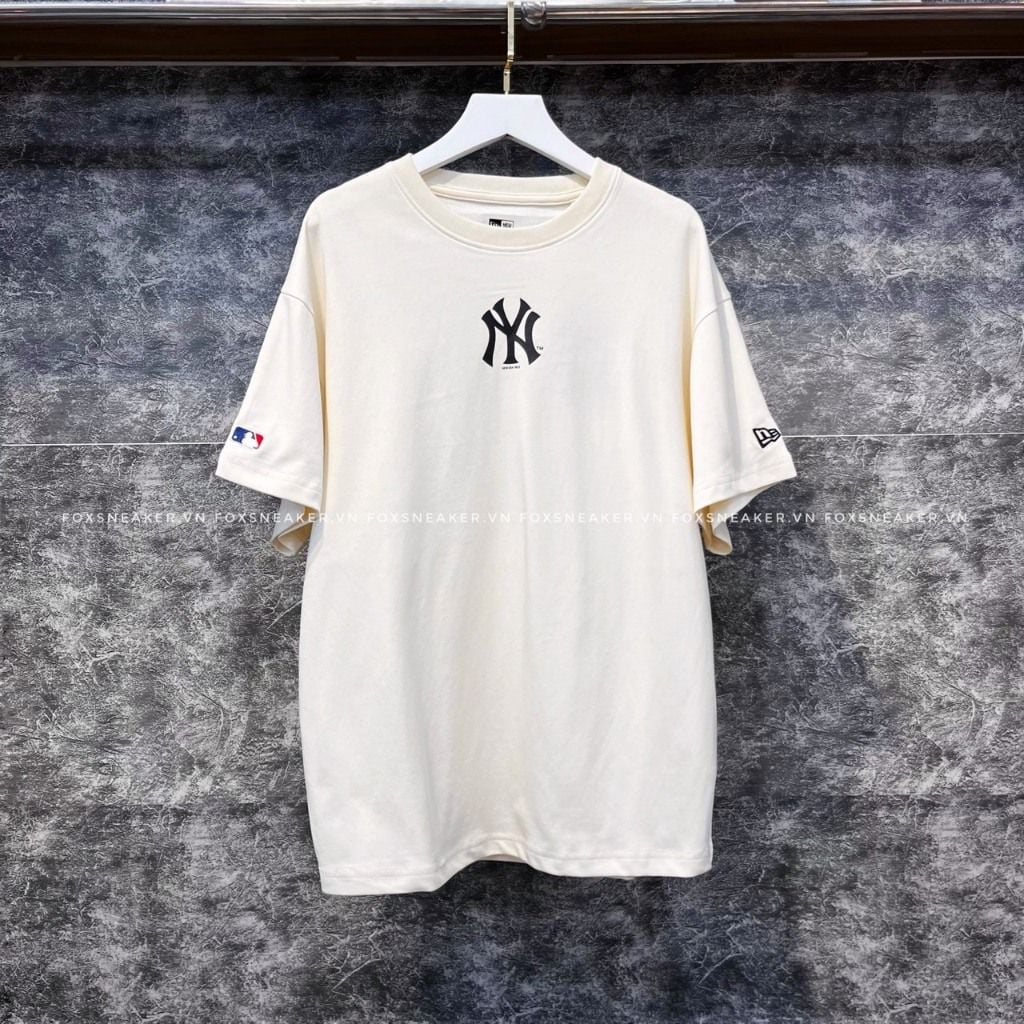  Áo Thun New Era New York Yankees Over Size Kem | 13516729 Hàng Chính Hãng 