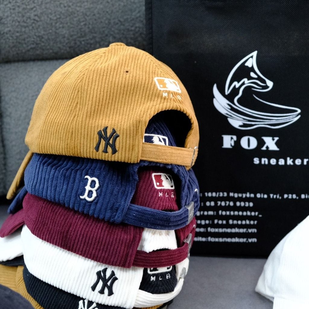  Mũ Nón MLB Nhung Tăm Hàng Chính Hãng 