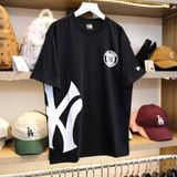  SALE - Áo Thun New Era Ny Đen Logo Half Đen | 13215191 Hàng Chính Hãng 