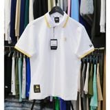  Áo Polo New Era Ny Trắng Viền Vàng | 12306849 Hàng Chính Hãng 