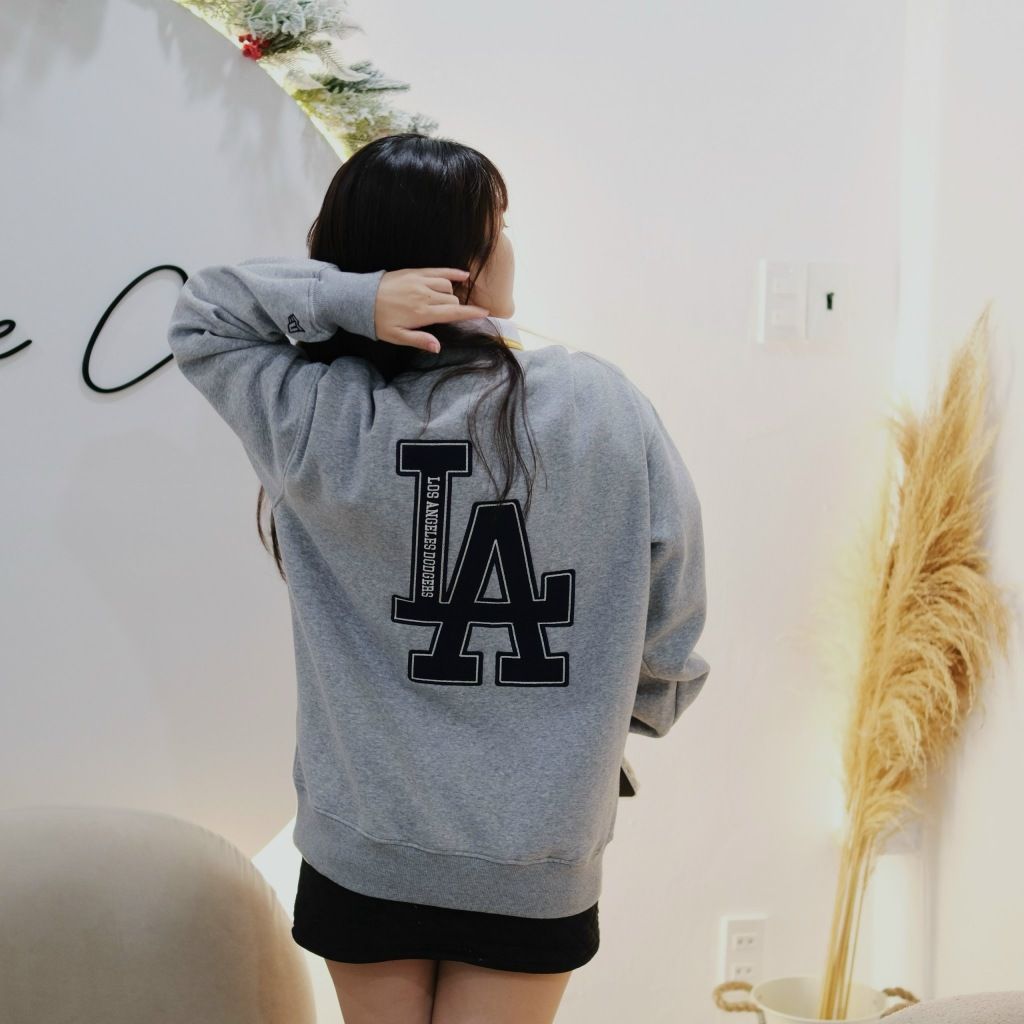  Sweater New Era La Xám | 13781156 Hàng Chính Hãng 