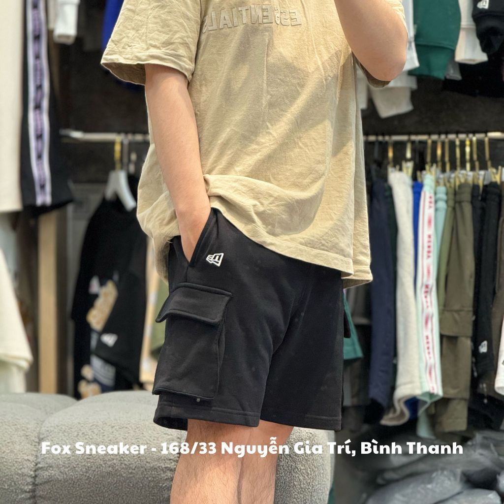 Quần Short New Era Túi Hộp Màu Đen | 60332267 Hàng Chính Hãng 
