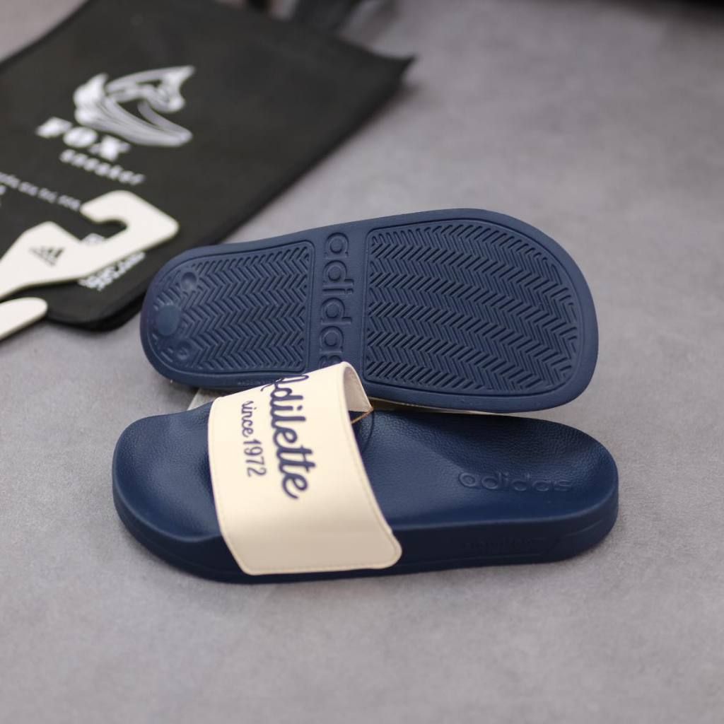  Dép Adidas ADILETTE 1972 Kem Navy | GW8748 Hàng Chính Hãng 