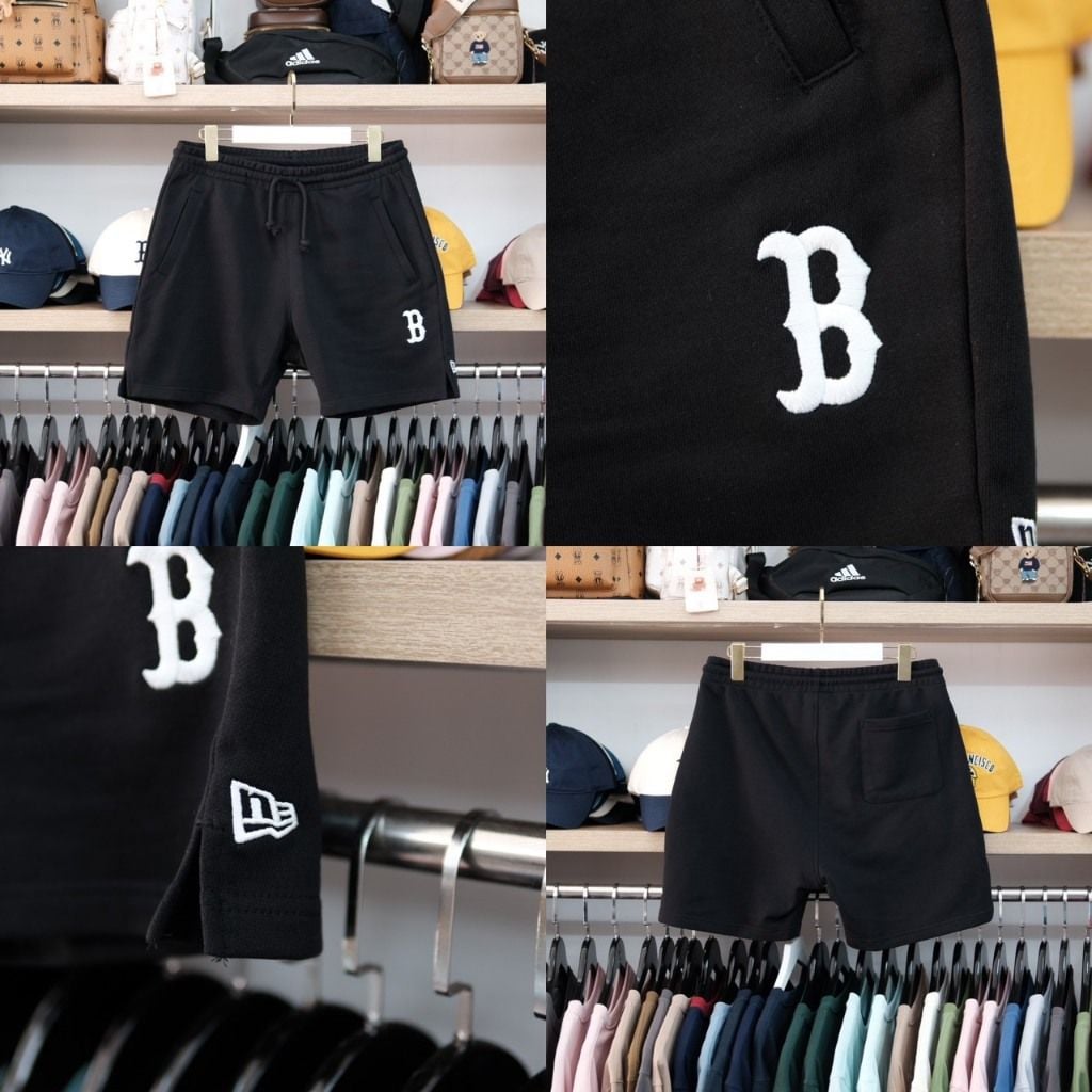 Quần Short New Era Chữ B Màu Đen | 13574667 Hàng Chính Hãng 