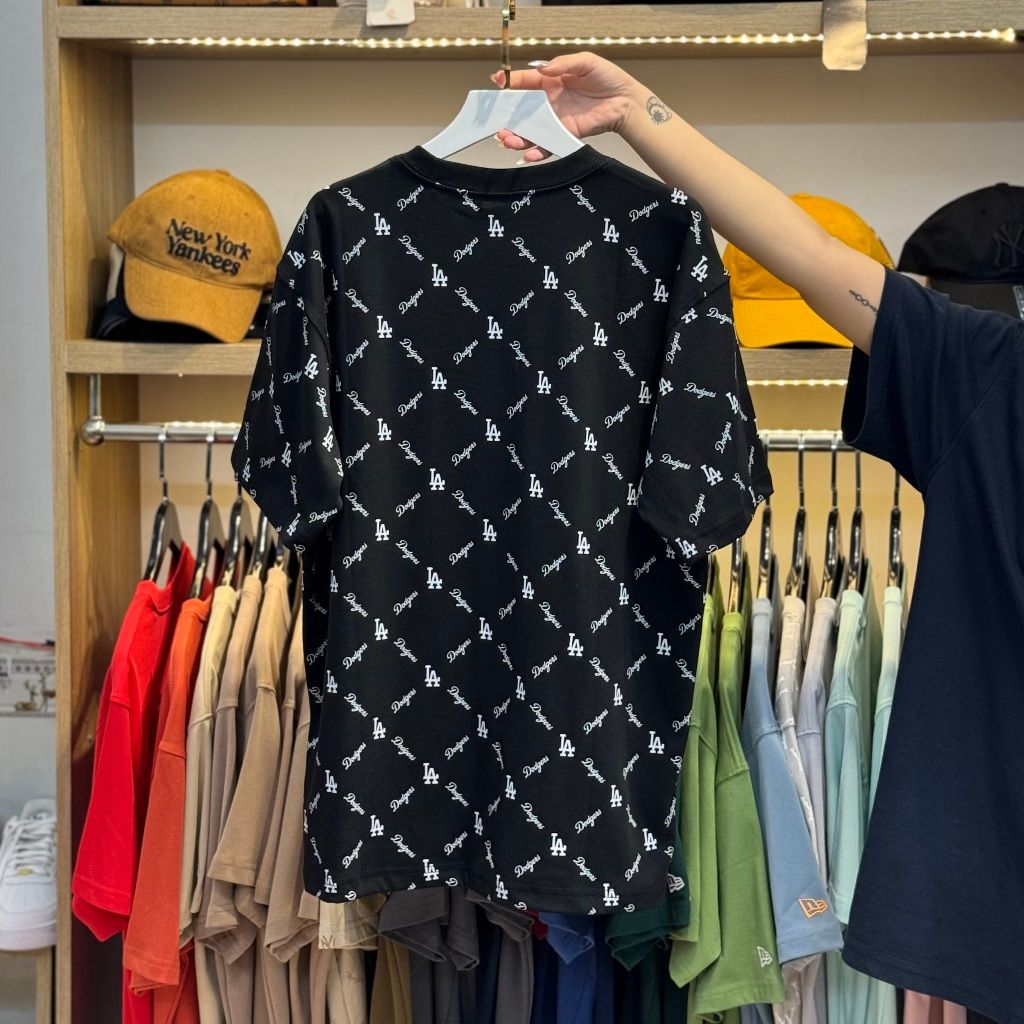  SALE - Áo Thun New Era La Mono Đen | 13573976 Hàng Chính Hãng 