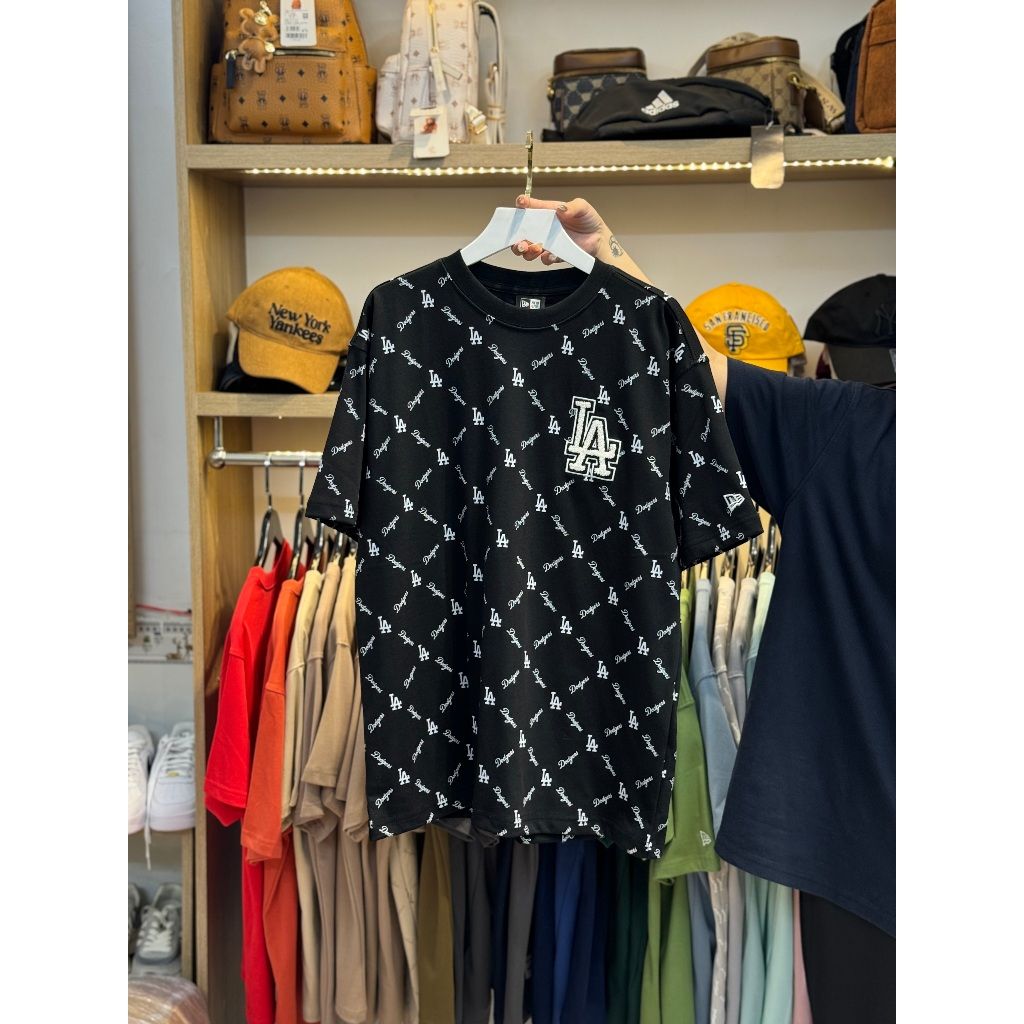  SALE - Áo Thun New Era La Mono Đen | 13573976 Hàng Chính Hãng 