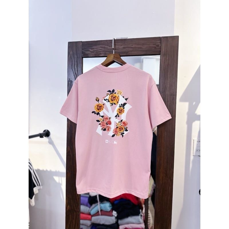  Áo Thun New Era Flower Hồng I 14310281 Hàng Chính Hãng 