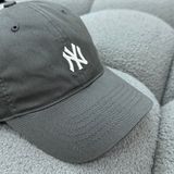  Nón MLB Màu Xám Logo Ny Nhỏ | 3ACP7701N-50CGS Hàng Chính Hãng 