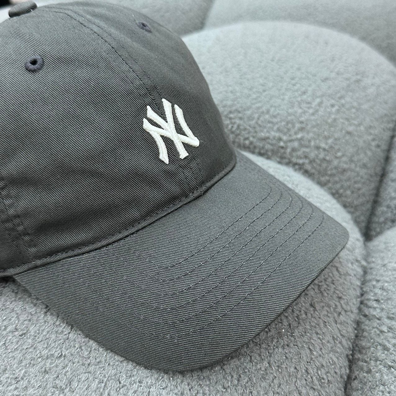  Nón MLB Màu Xám Logo Ny Nhỏ | 3ACP7701N-50CGS Hàng Chính Hãng 