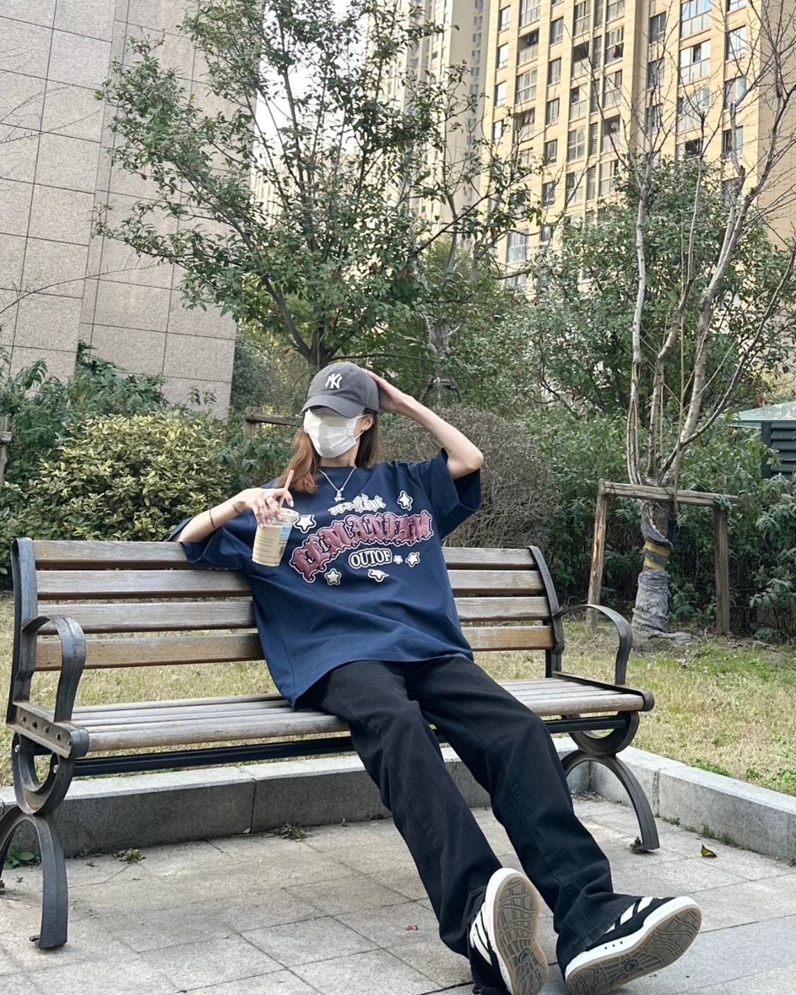  Nón MLB Màu Xám Logo Ny Nhỏ | 3ACP7701N-50CGS Hàng Chính Hãng 