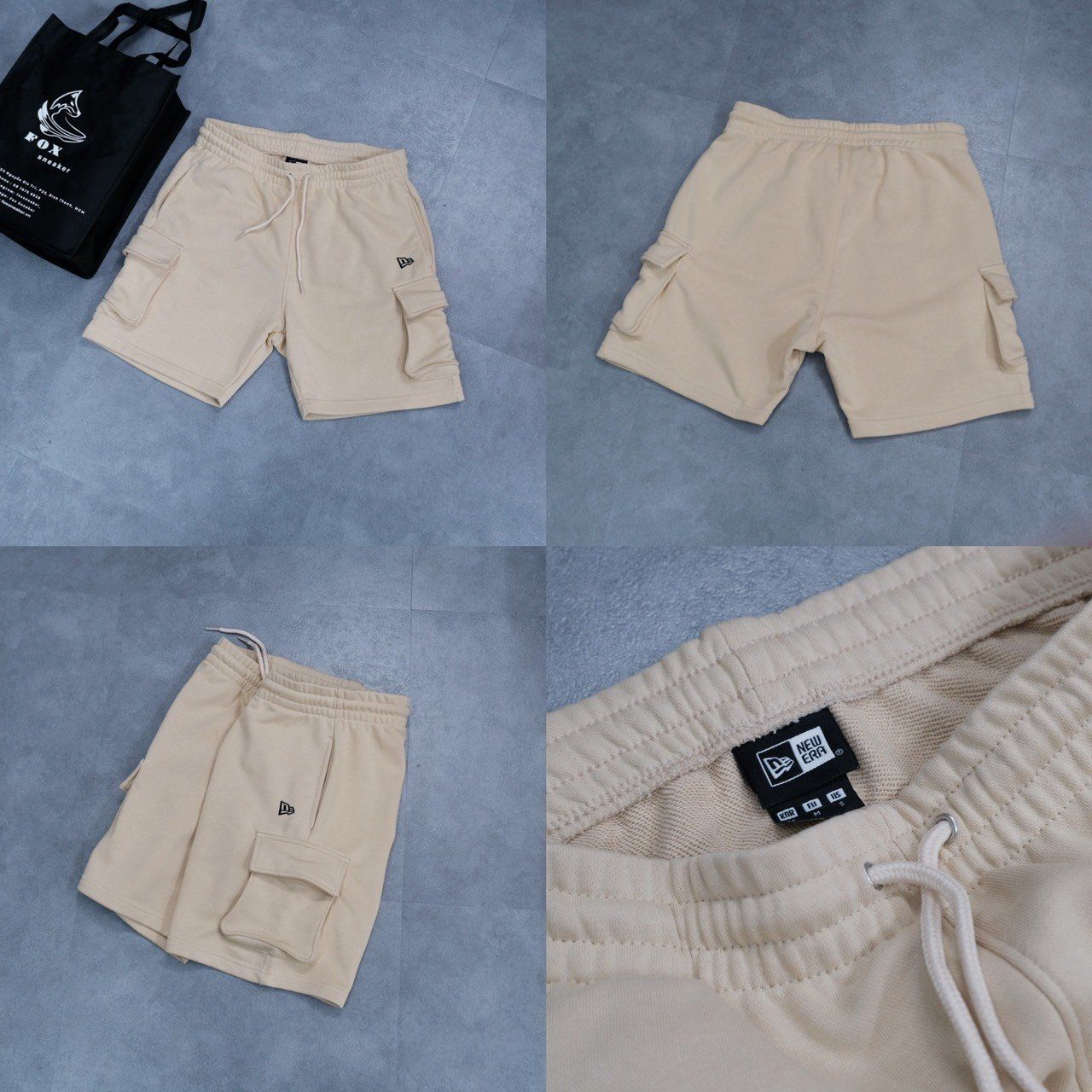  Quần Short New Era Essentials Cargo Omlblk 60332273 Hàng Chính Hãng 