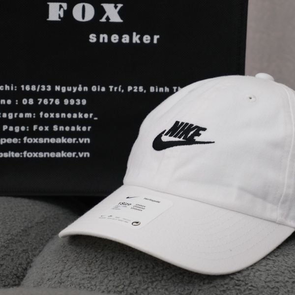  Nón Nike Unisex H86 Cap Futura Washed CP21-3011 Màu Trắng 