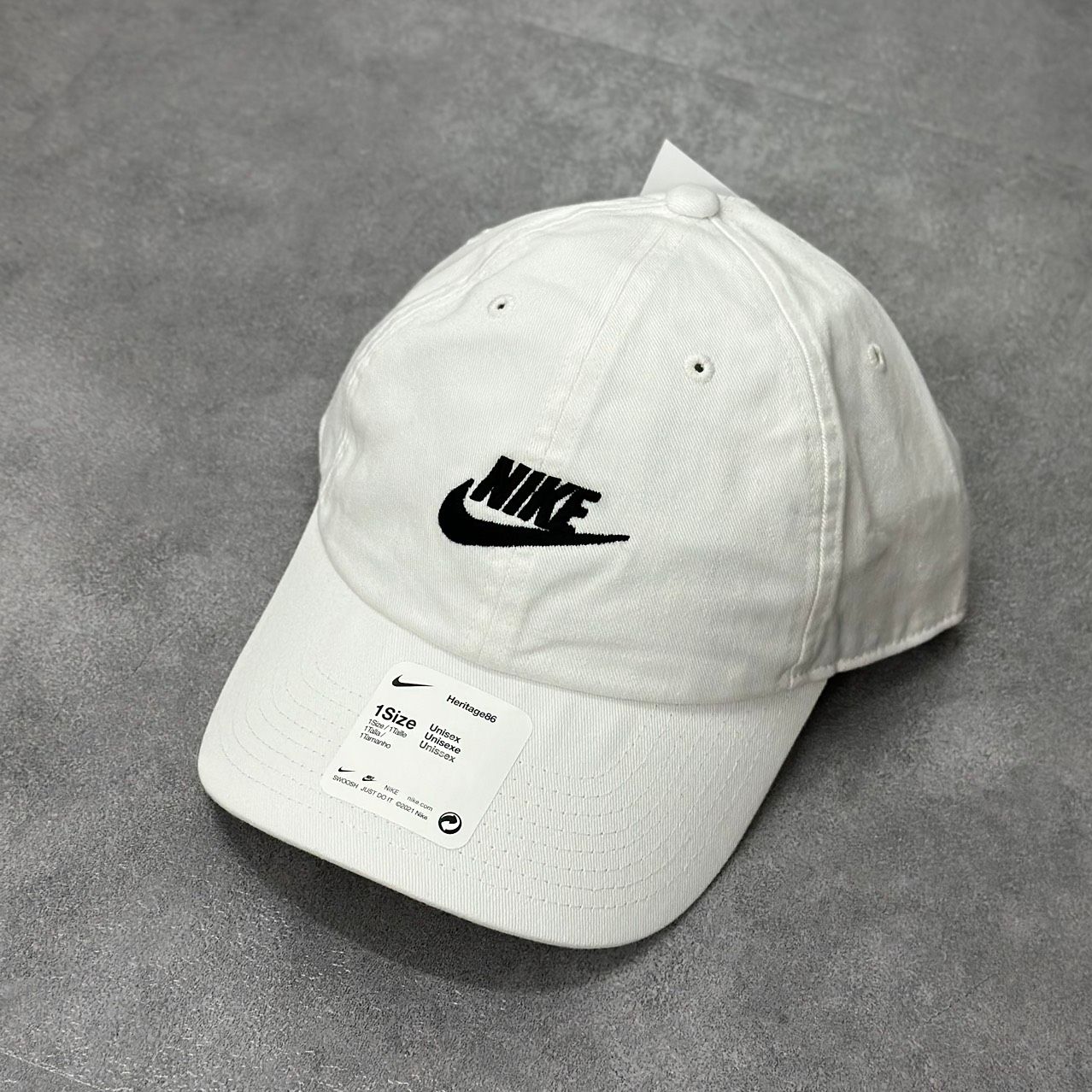  Nón Nike Unisex H86 Cap Futura Washed CP21-3011 Màu Trắng 