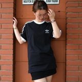  ÁO THUN ADIDAS 3 SỌC ADICOLOR MÀU ĐEN CHÍNH HÃNG - IA4845 