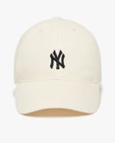  Mũ MLB Rookie Ballcap New York Yankees 3ACP7701N-50IVS Màu Trắng Sữa 