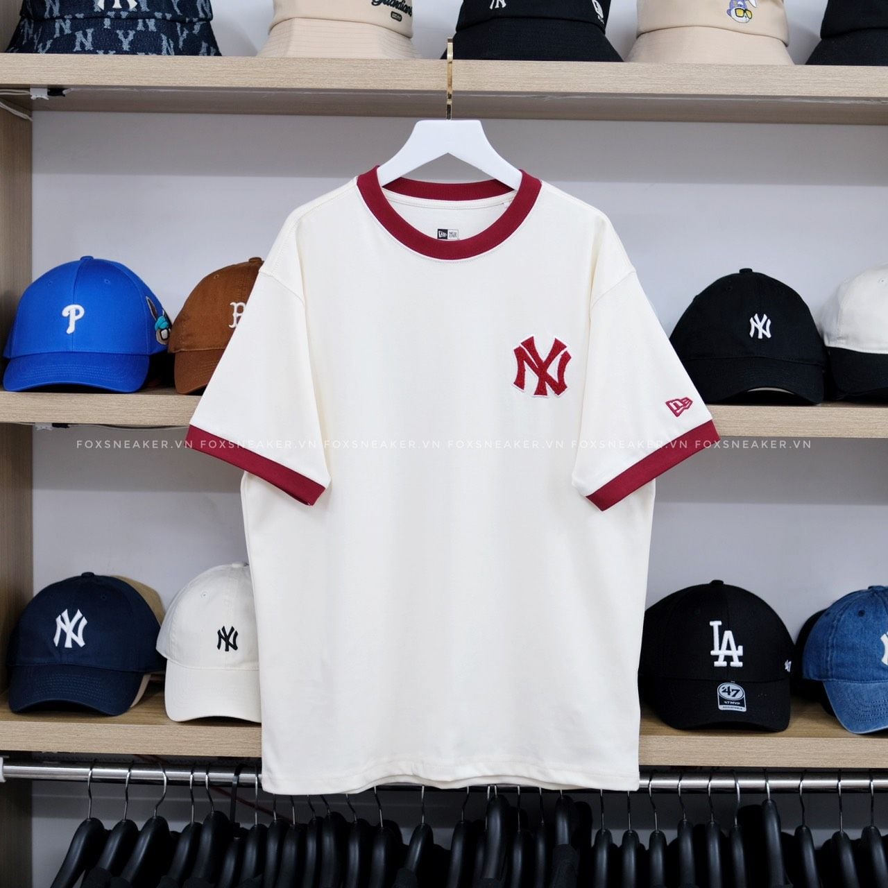  Áo Thun New Era New Ny Kem Bo Đỏ | 13038757 Chính Hãng 