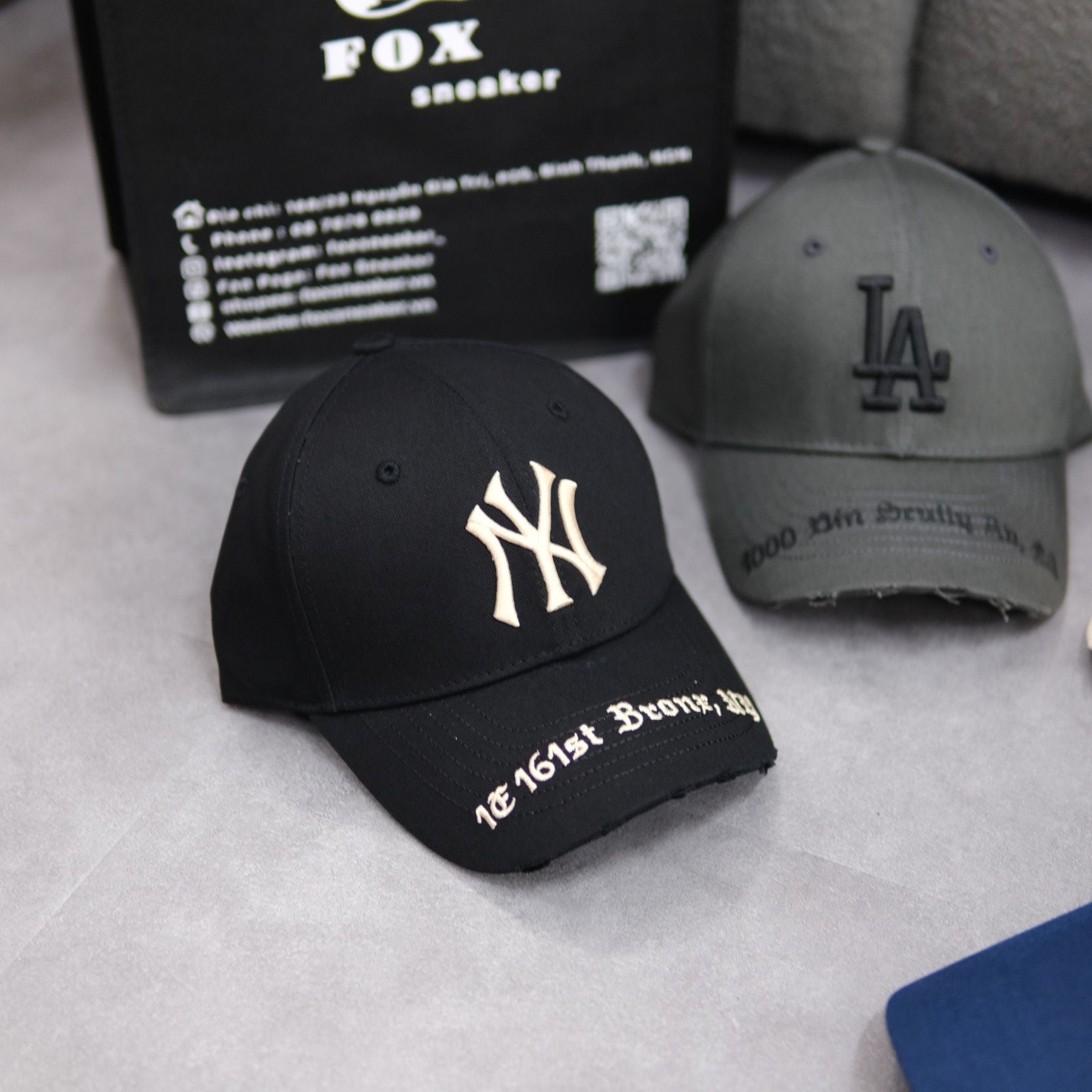 Mũ Nón MLB Gothic Address Structure New York Yankees 3ACPK02N 50BKS 