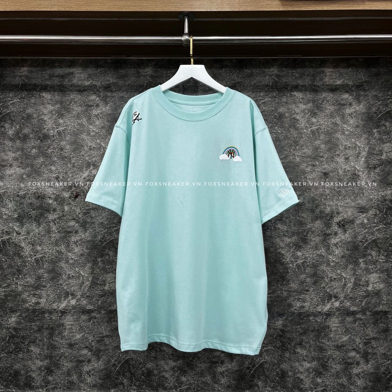  SALE - Áo Thun New Era X MLB Cầu Vồng Xanh | 13280314 Hàng Chính Hãng 