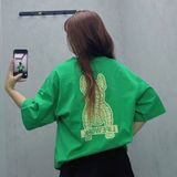  Áo Thun Life Work Logo Mini ' GREEN ' [ LW234TS088 ] Hàng Chính Hãng 