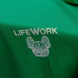  Áo Thun Life Work Logo Mini ' GREEN ' [ LW234TS088 ] Hàng Chính Hãng 