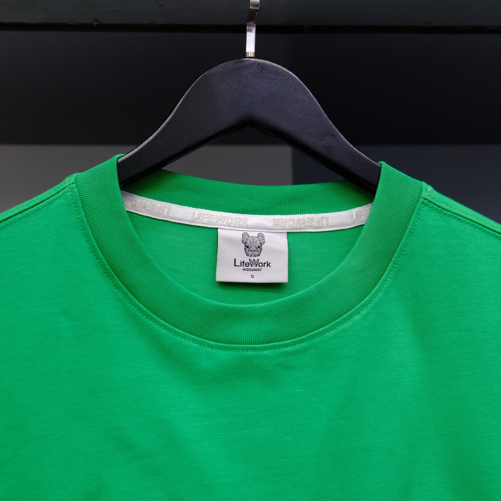  Áo Thun Life Work Logo Mini ' GREEN ' [ LW234TS088 ] Hàng Chính Hãng 