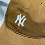  Mũ Nón MLB Màu Nâu SS24 Chính Hãng 
