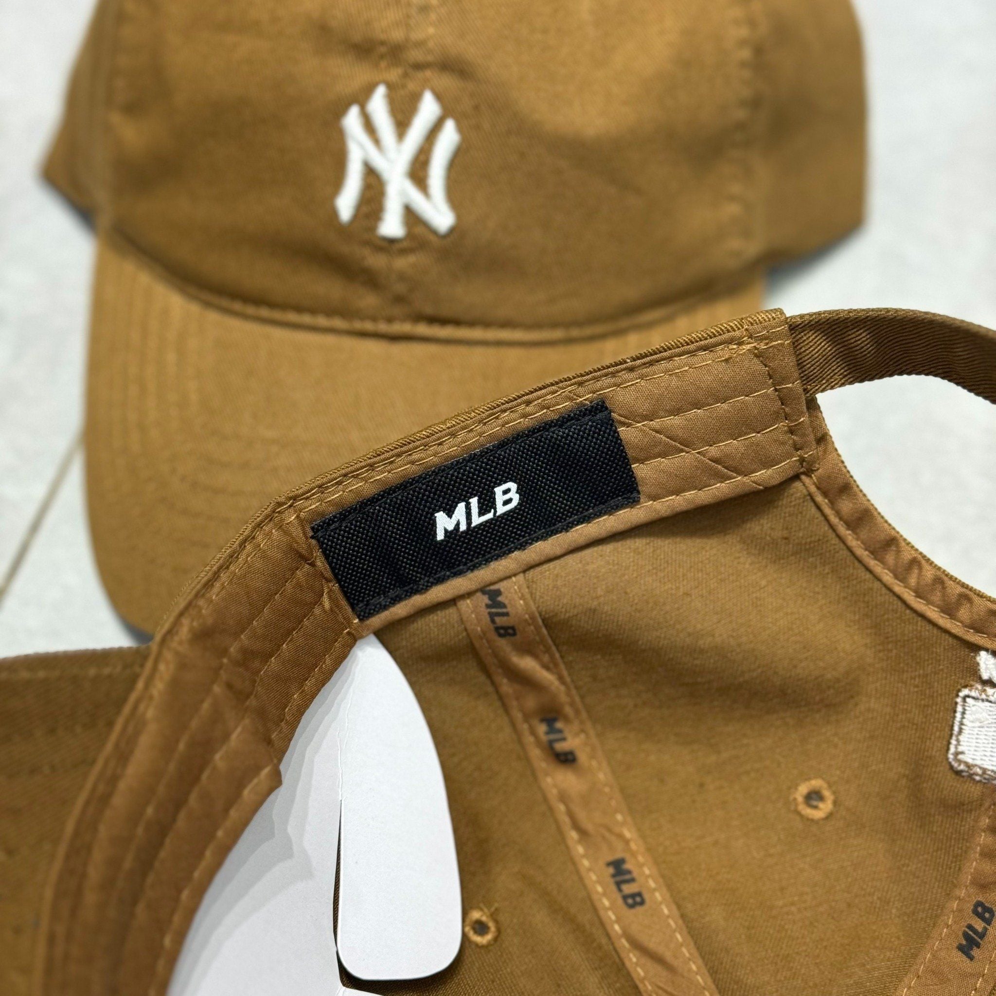  Mũ Nón MLB Màu Nâu SS24 Chính Hãng 