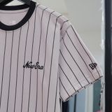  SALE - Áo Thun New Era Tím Sọc Đen I 60435413 Hàng Chính Hãng 