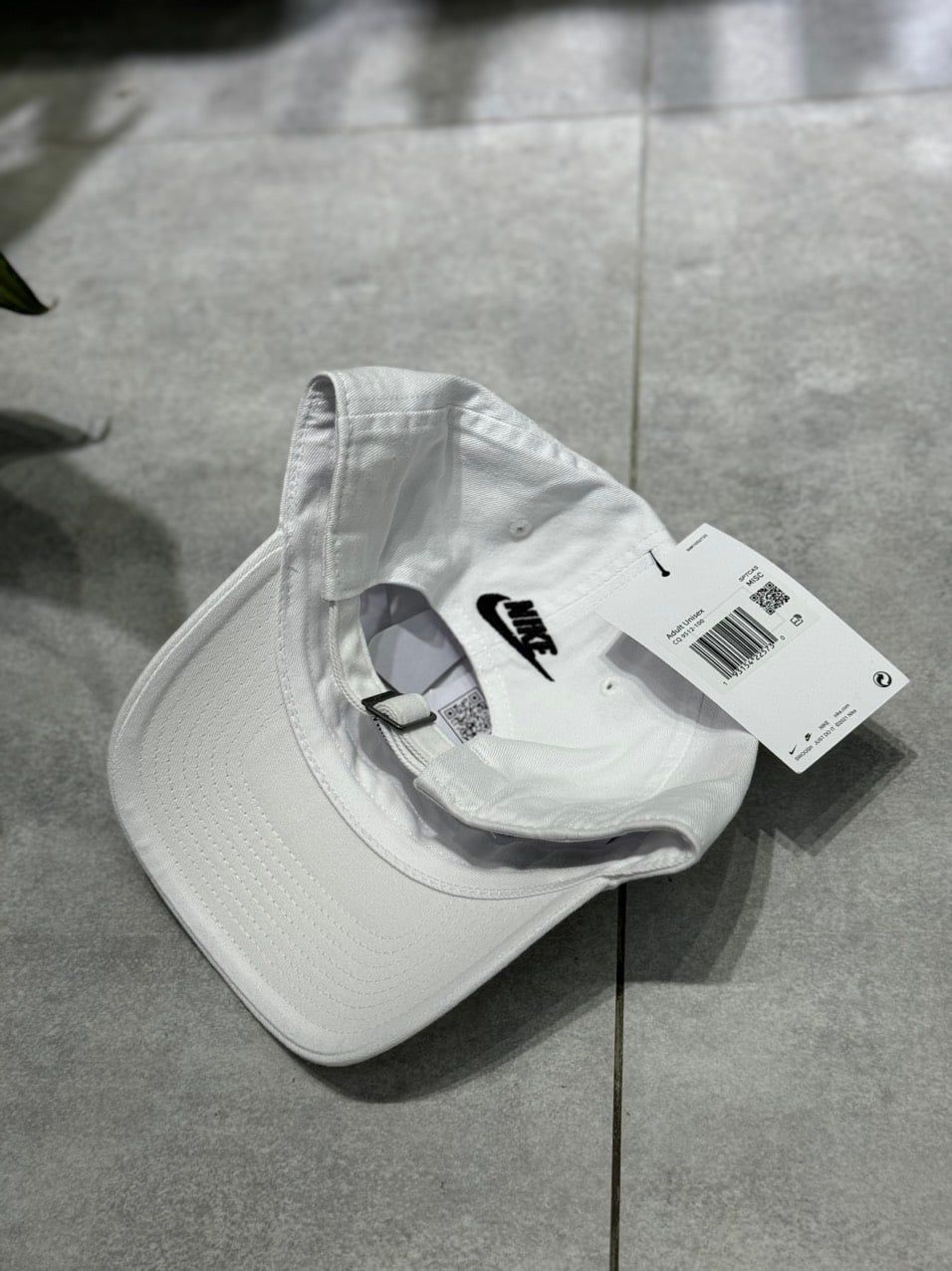  Mũ Nón Lưỡi Trai NlKE - JUST DO IT - TRẮNG I CQ9512-100 Chính Hãng 