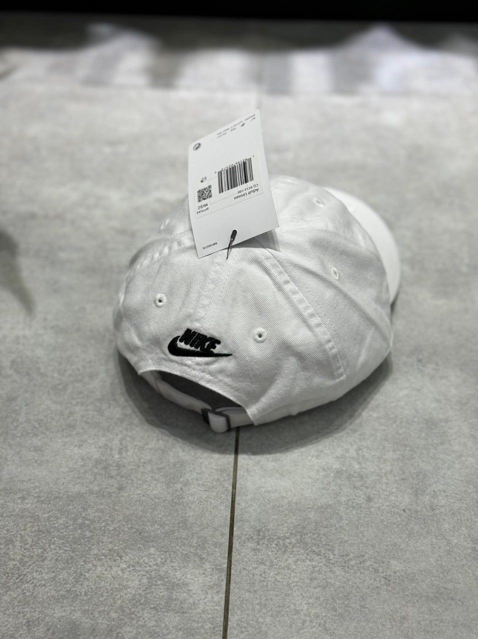  Mũ Nón Lưỡi Trai NlKE - JUST DO IT - TRẮNG I CQ9512-100 Chính Hãng 