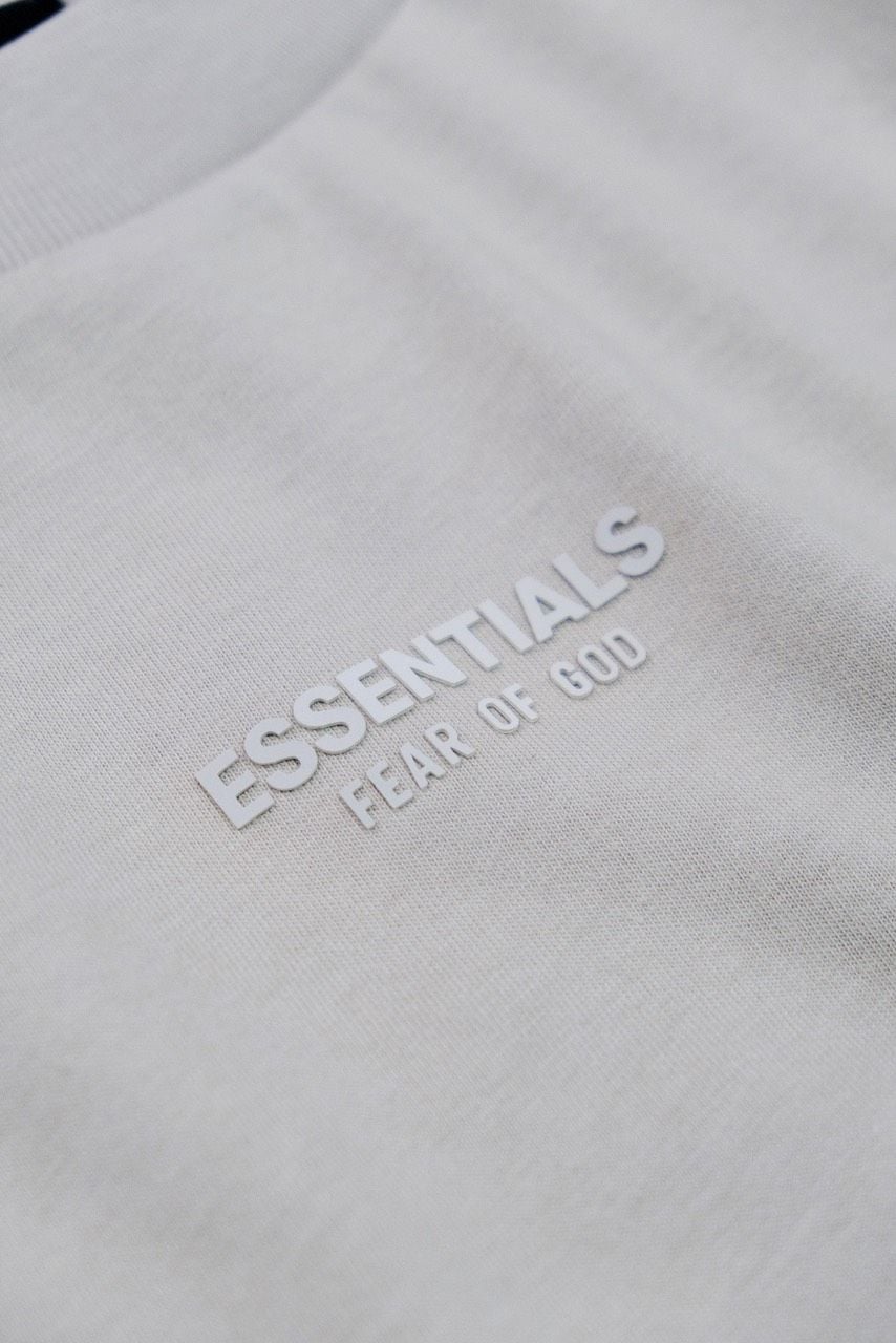  Áo Fear Of God Màu Seal Logo Chữ Nhỏ SS2024 Hàng Chính Hãng 