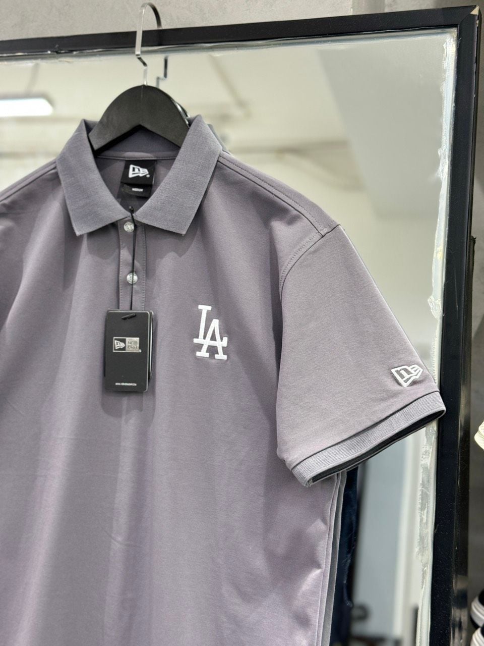  Áo Polo New Era La Xám I 13280344 Hàng Chính Hãng 