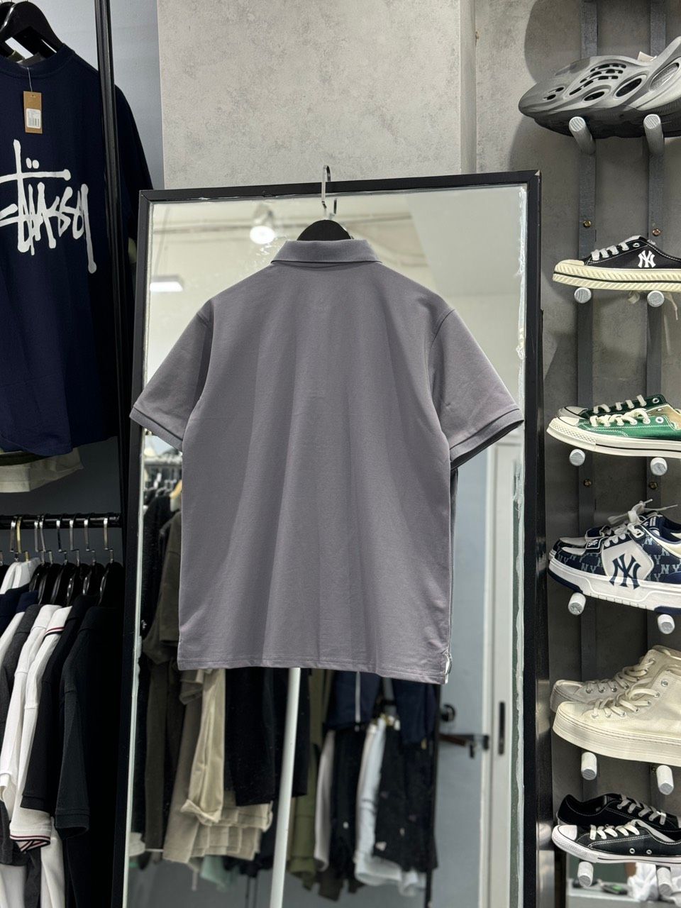  Áo Polo New Era La Xám I 13280344 Hàng Chính Hãng 