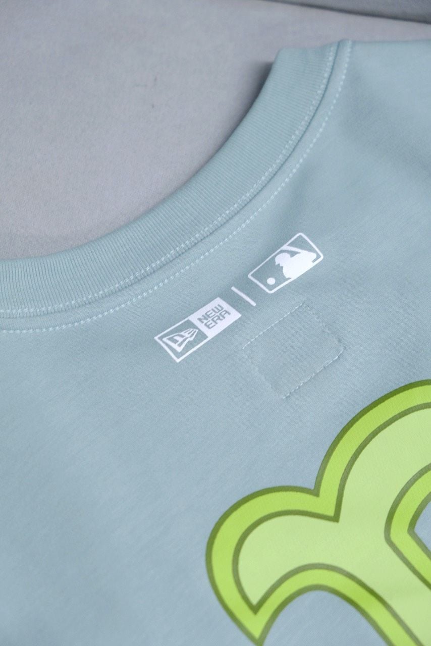  Áo Thun New Era B Xanh Kem I 14341310 Hàng Chinh Hãng 