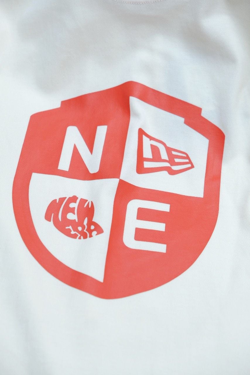  SALE - Áo Thun New Era Kem Bo Cam I 13558561 Hàng Chính Hãng 