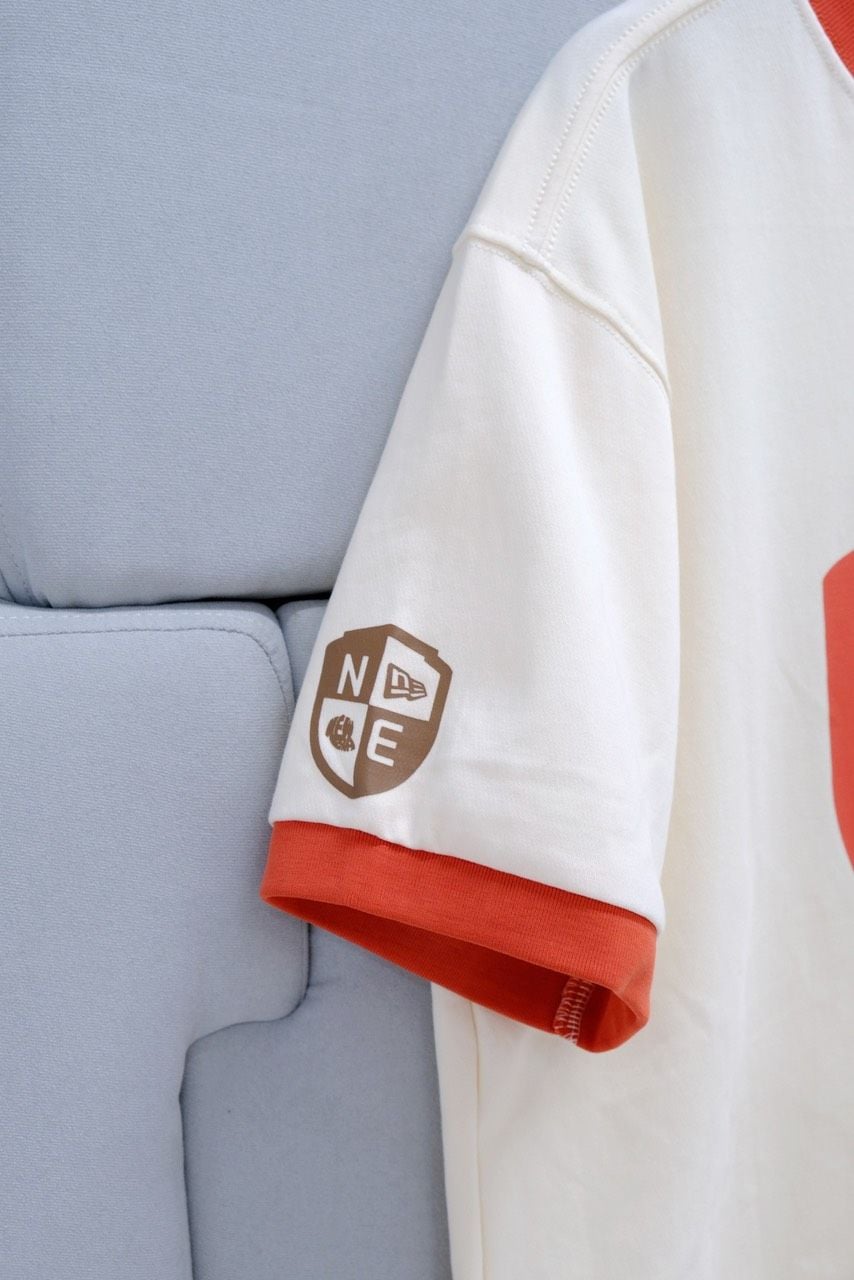  SALE - Áo Thun New Era Kem Bo Cam I 13558561 Hàng Chính Hãng 